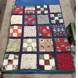 Handmade Patchwork Quilt Farm Animals Country Theme Throw Blanket‎